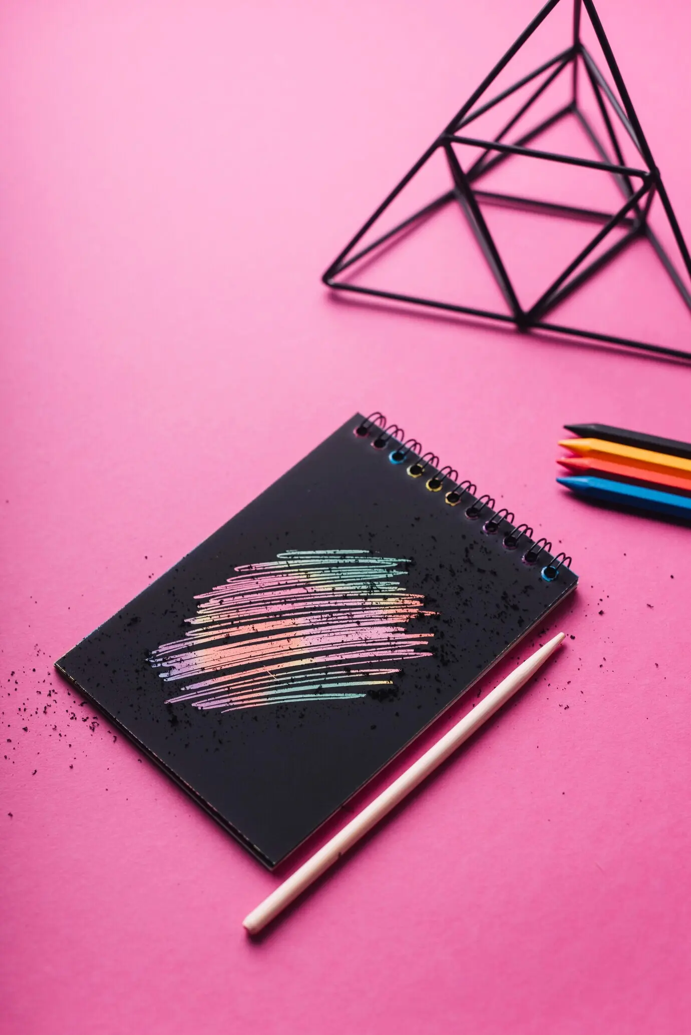 A notepad template themed around creativity.